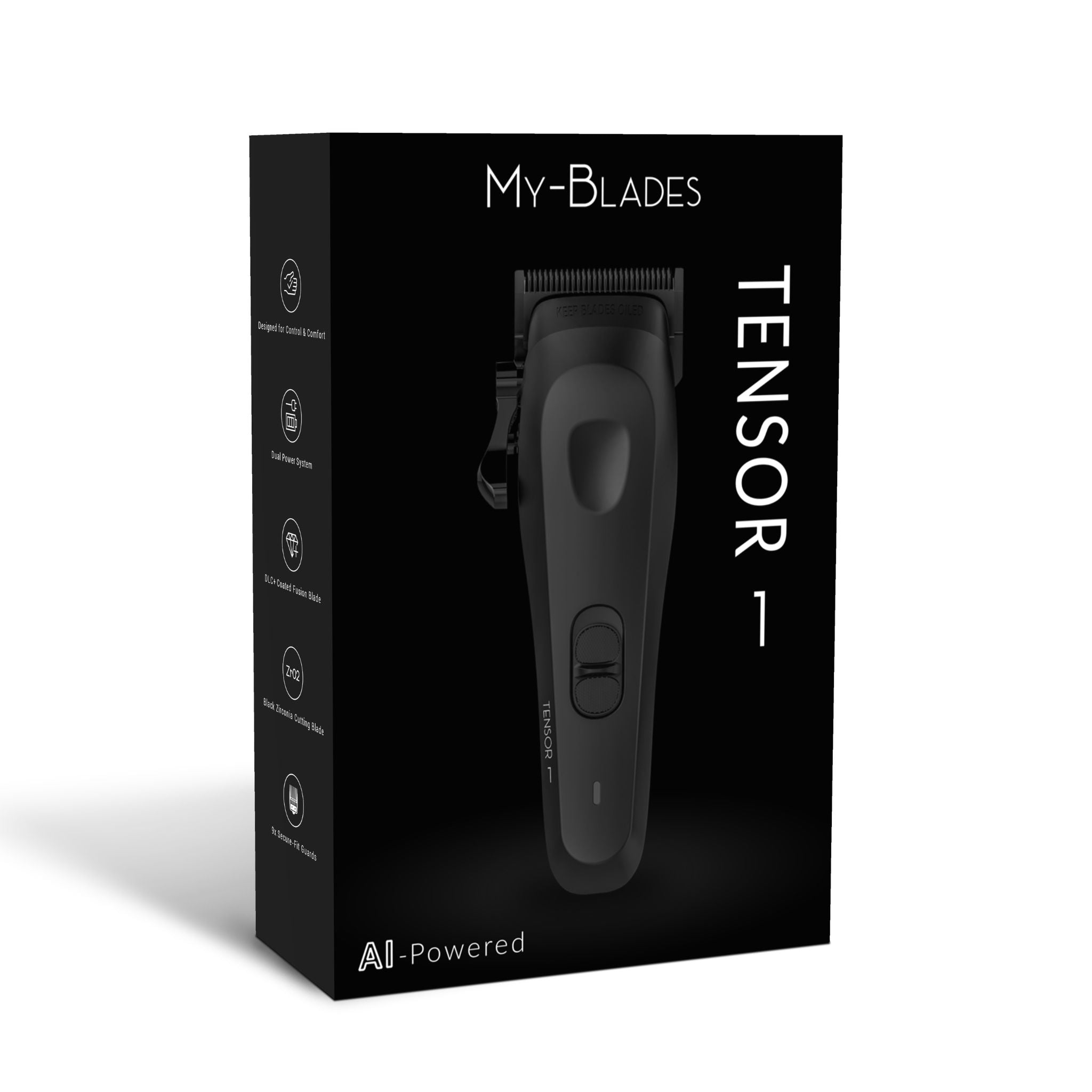 Tensor 1 Black - حلاقة وماكينة قص شعر احترافية تعمل بالذكاء الذكاء الاصطناعي